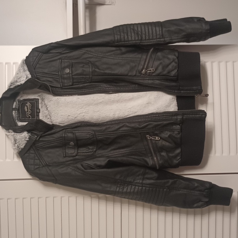 Faux Leather Jacket